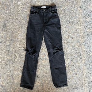 Curve Love 90s Ultra High Rise Straight Jeans | Abercrombie